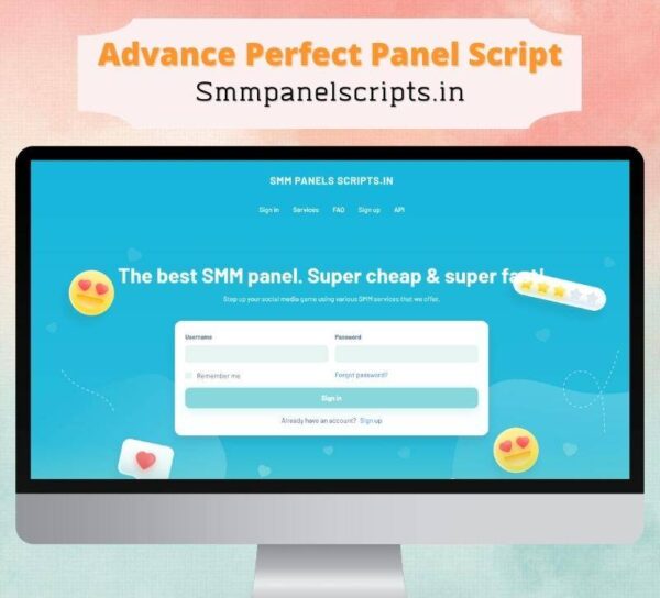 Advance Perfect SMM Panel Script