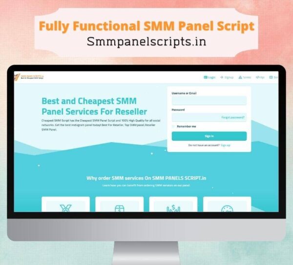 Fully Functional SMM Panel Script