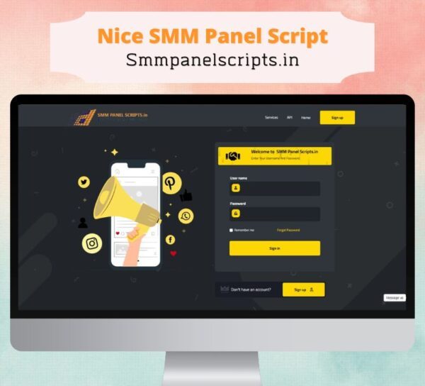 Nice SMM Panel Script