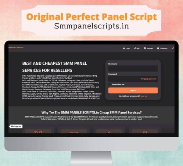 original official perfect panel script
