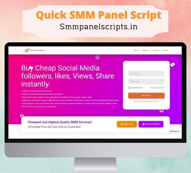 Quick SMM Perfect Panel Script With Description Featch