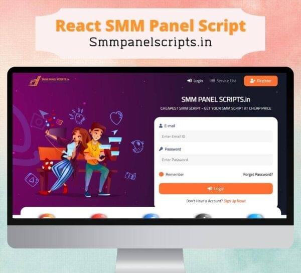 React SMM Smart Panel Script With Auto Refill And All Payment Gateway