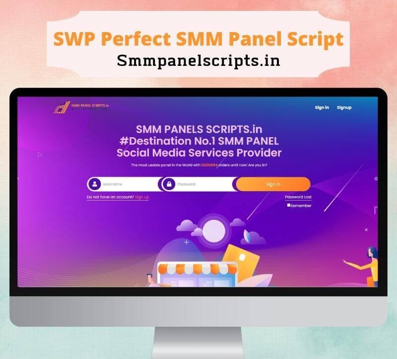 SWP SMM Panel Script With 8+ Payments Module And Themes