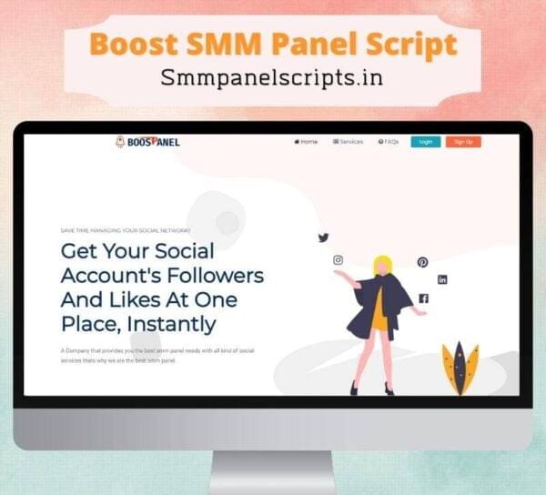 Boost SMM Panel Script With 13 Payments Gateway