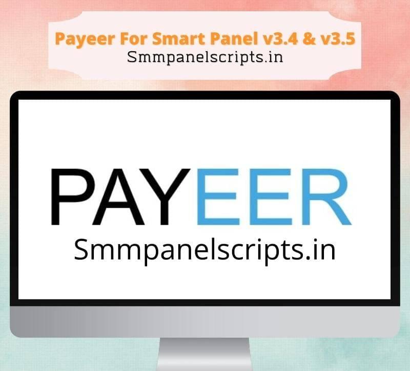 Payeer Payment Module For Smart Panel v3.4 & v3.5